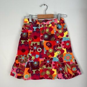 The Children's Place Y2K Floral Patchwork Skirt Multicolour Girls 6X / 7